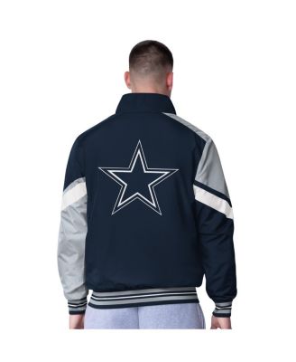 Men's Navy Dallas Cowboys Strong Arm Reversible Full-Zip Jacket