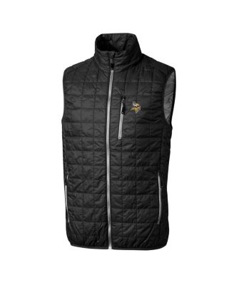 Men's Black Minnesota Vikings Rainier PrimaLoft Eco Insulated Full-Zip Puffer Vest