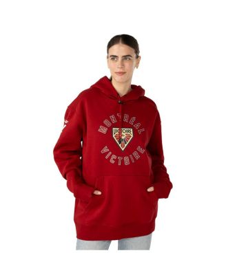 Bauer Hockey - Men's and Women's Red Montreal Victoire Ultimate Pullover Hoodie