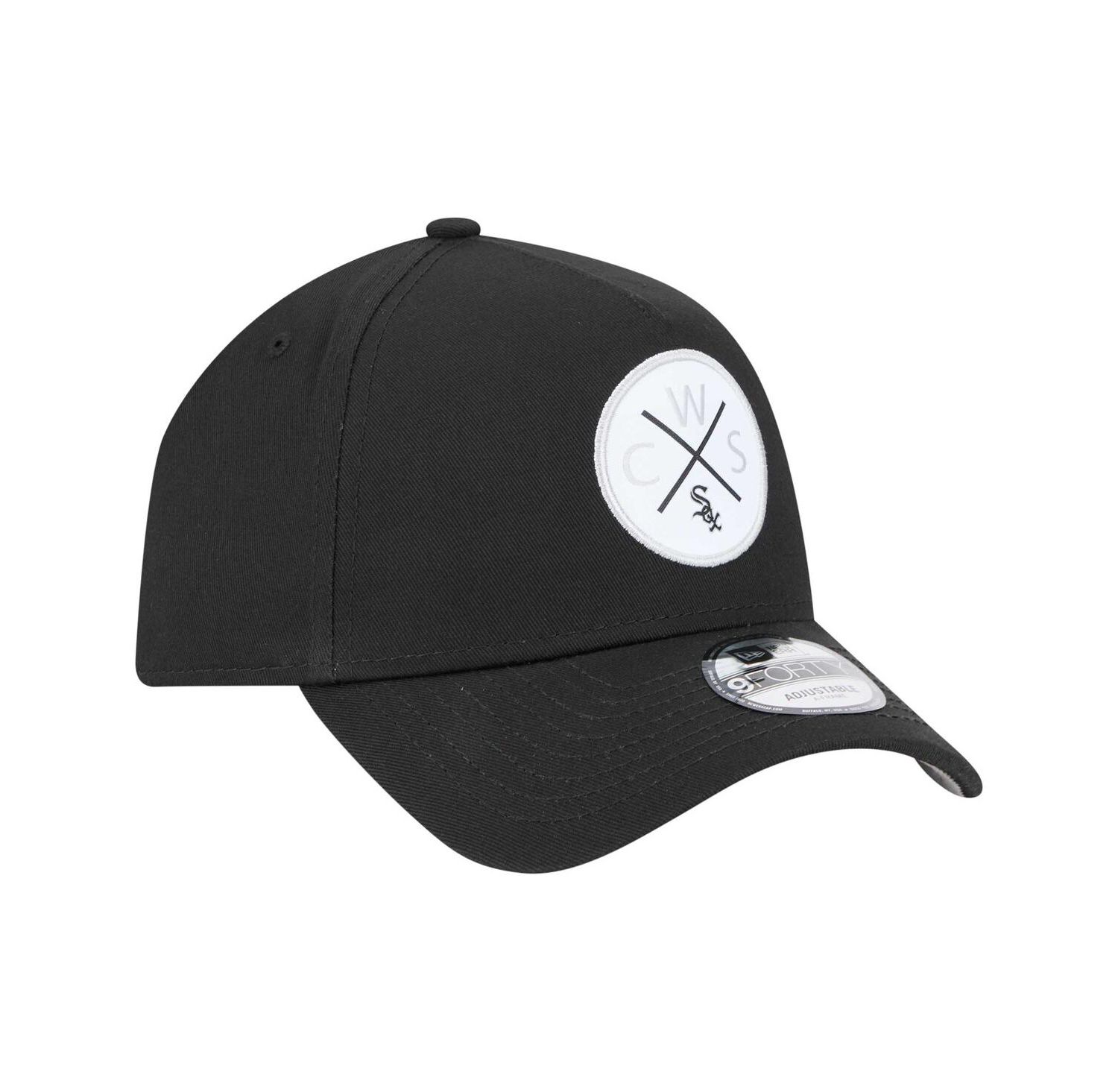 Men's Black Chicago White Sox 9FORTY A-Frame Adjustable Hat