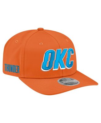New Era - Men's   Orange Oklahoma City Thunder Statement Edition Jersey Hook 9SEVENTY Stretch-Snap Hat
