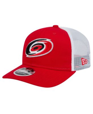 New Era - Men's Red Carolina Hurricanes Core Trucker 9SEVENTY Stretch-Snap Hat