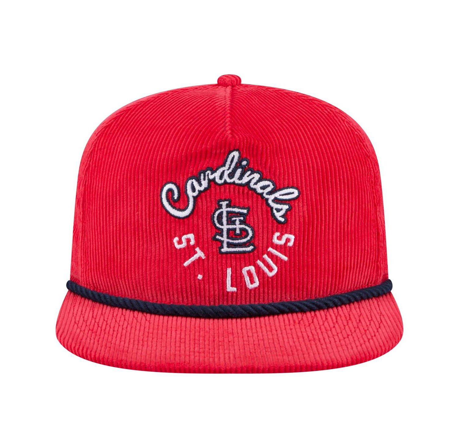 Men's Red St. Louis Cardinals Full Circle Corduroy Golfer Adjustable Hat