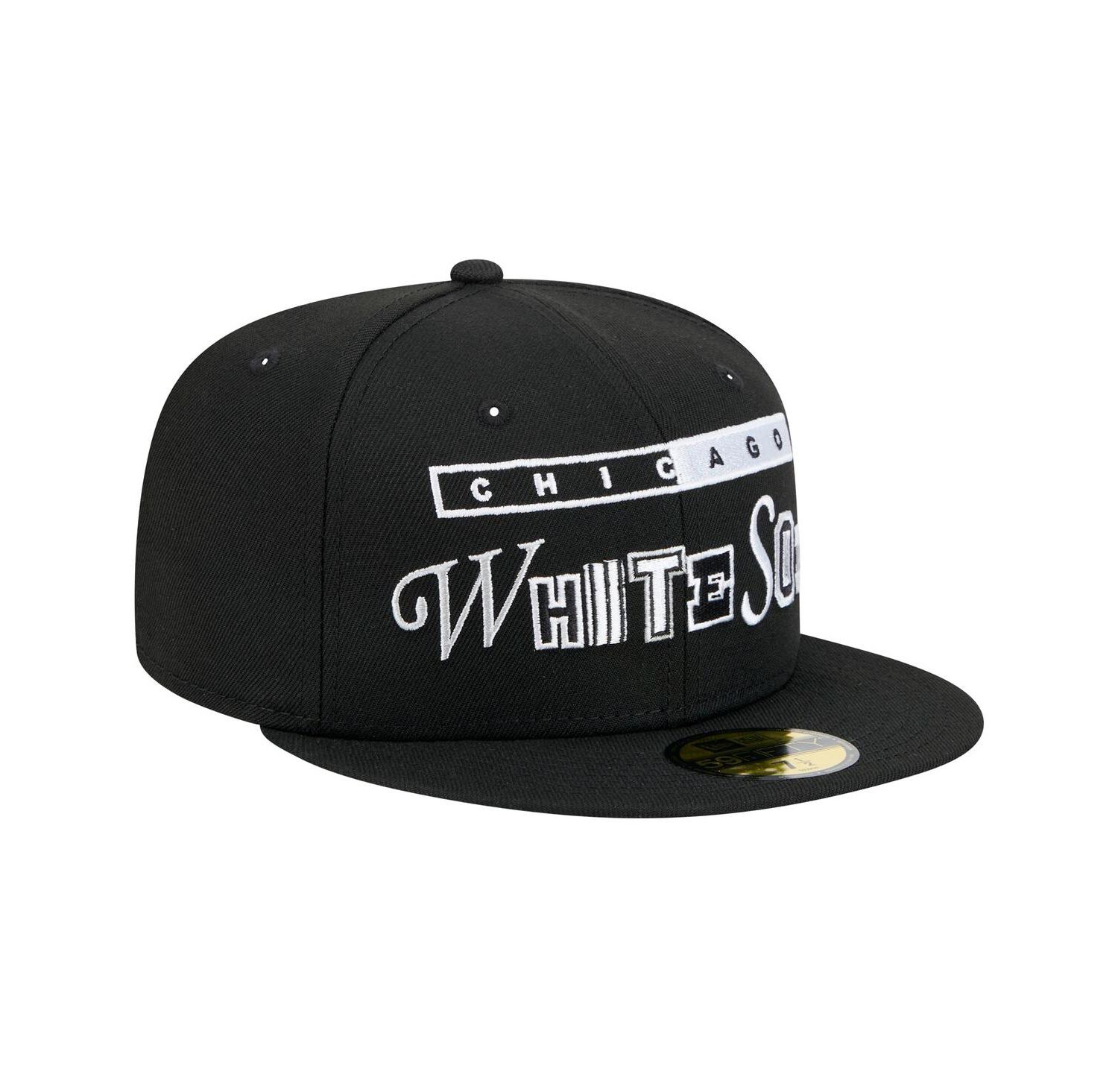 Men's Black Chicago White Sox Ransom 59FIFTY Fitted Hat