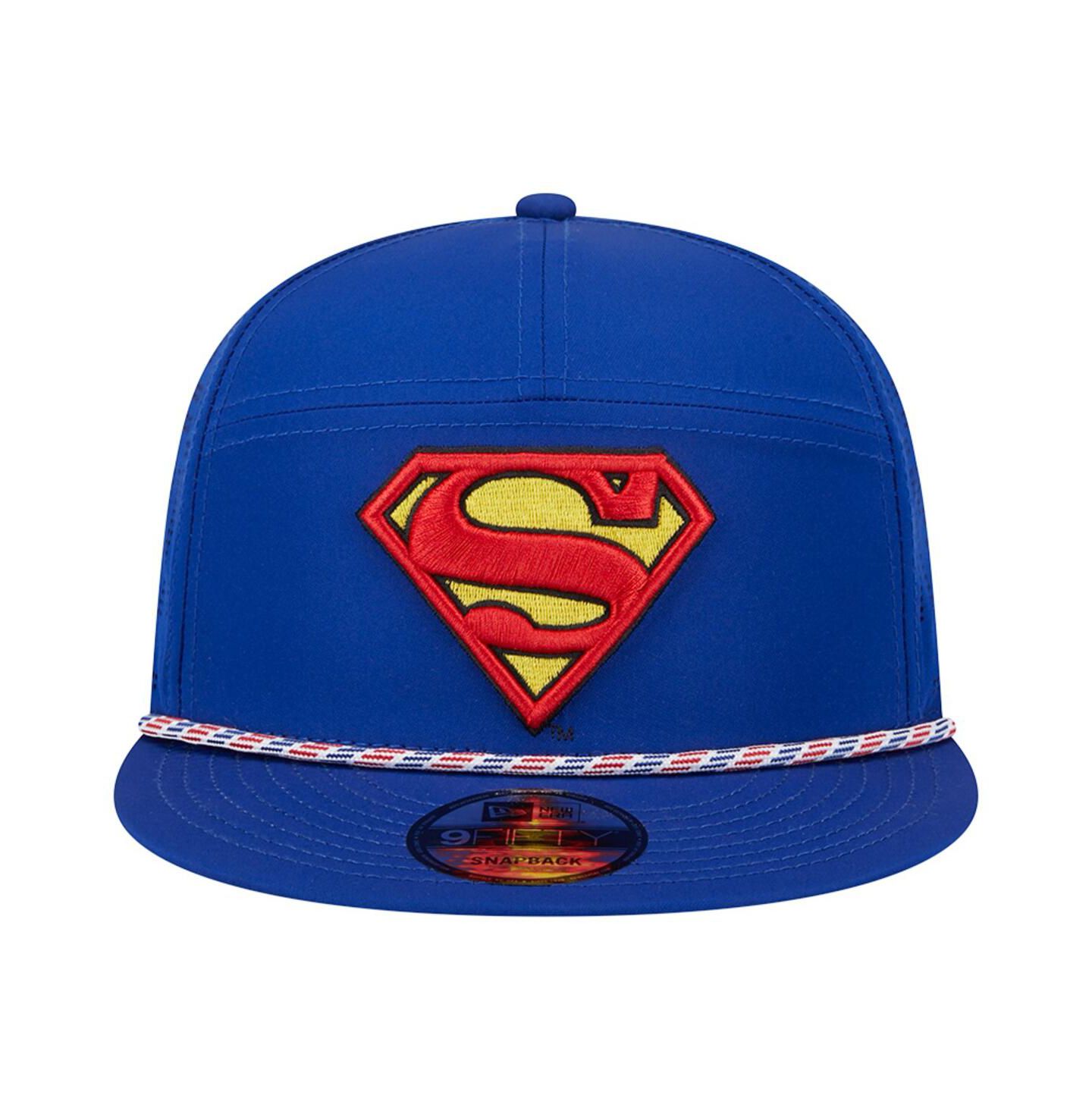 Мужская кепка New Era Blue Superman 9FIFTY Adjustable Hat — фото 4