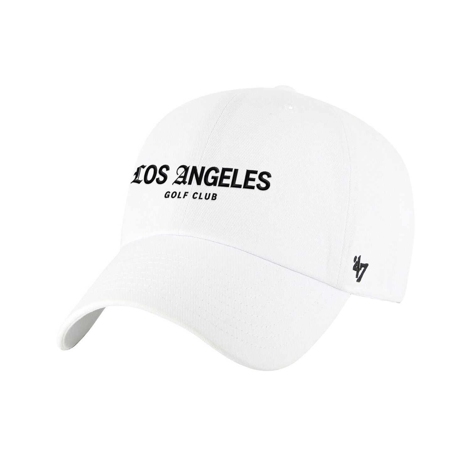 Men's White TGL Los Angeles Golf Club Script Clean Up Adjustable Hat