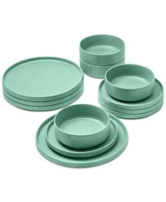 Aaden Textured 12 Pc. Dinnerware Set, Service for 4