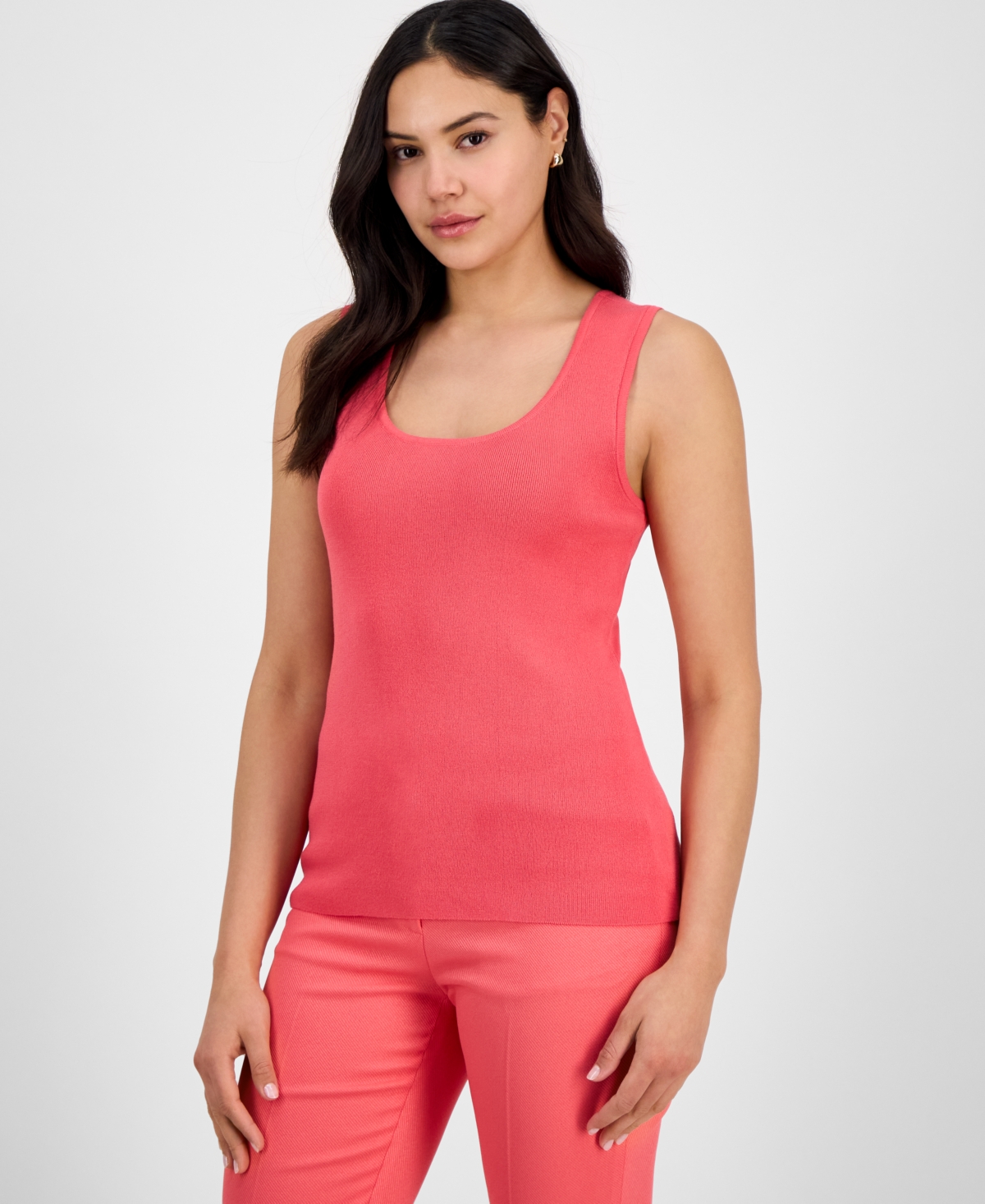 Women's Sleeveless Sweater Tank Top - Wild Berry
