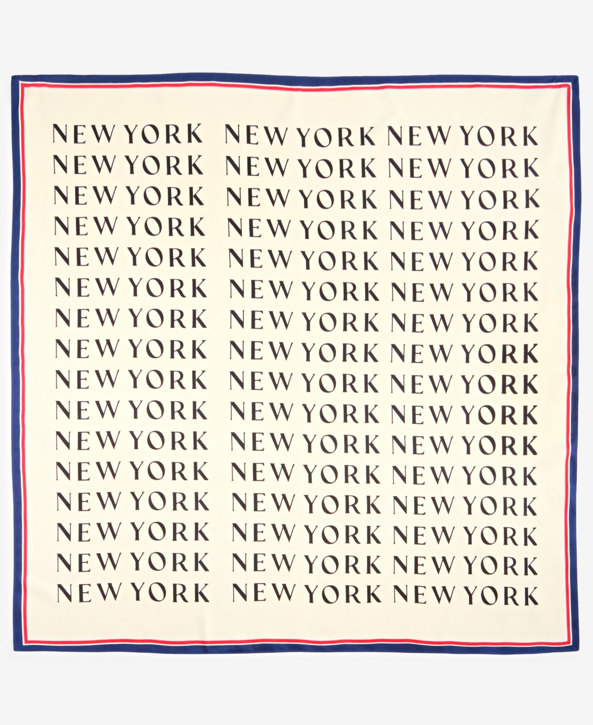 New York Square Bandana Scarf, Exclusively at Macy's - White