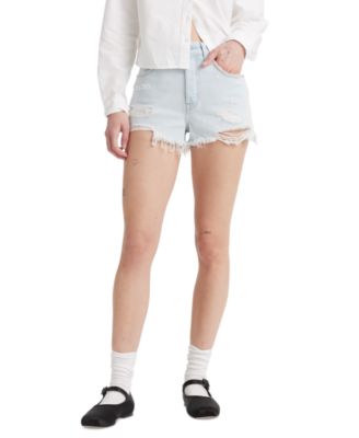 Levi's - Women's 501 Original Ripped High-Rise Jean Shorts