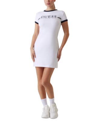 GUESS - Women's Active Short-Sleeve Logo Dress