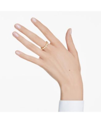 Imber Gold-Tone Plated Round Cut Ring