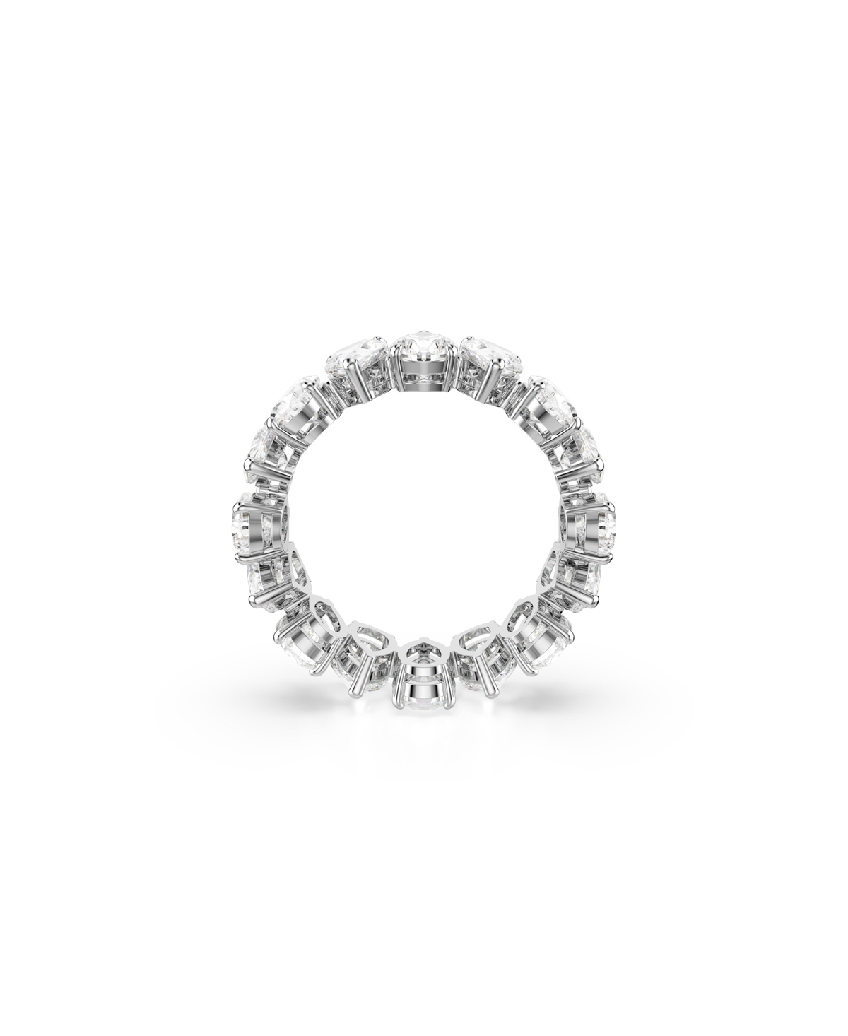 Swarovski Matrix Pear Cut Crystal Eternity Ring