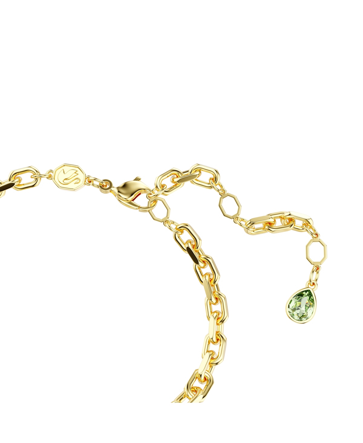 SWAROVSKI IDYLLIA MIXED CUTS FLOWER MULTICOLORED GOLD-TONE PLATED BRACELET 