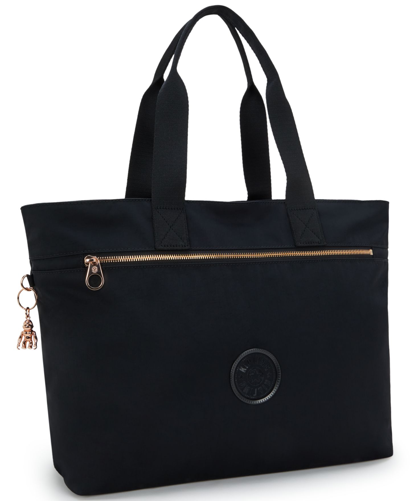 Женская сумка Kipling Colissa Up Medium Laptop, цвет: Чёрный розовый — фото 9