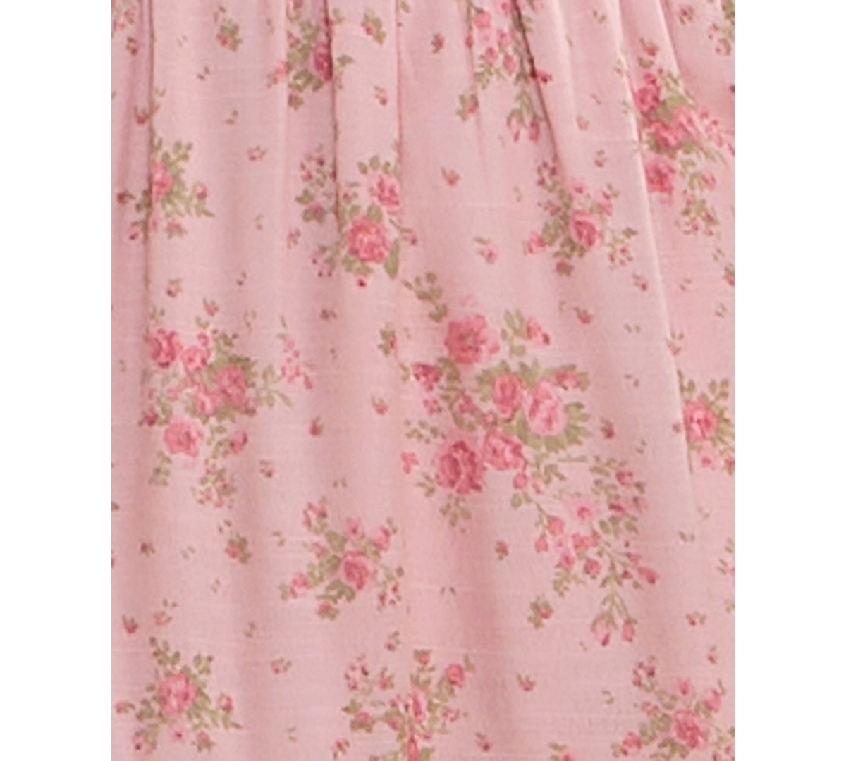 Trixxi Juniors' Floral-print Tiered Midi Dress In Pink