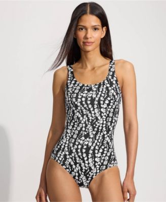 Women's Tugless Low Leg One Piece Swimsuit
