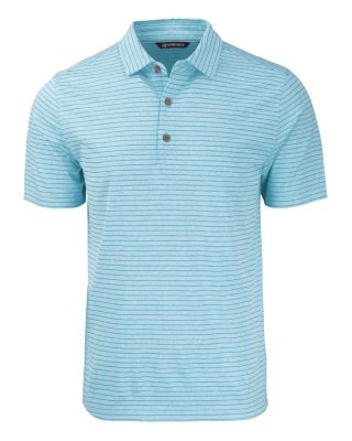 Men's Forge Eco Heather Stripe Stretch Recycled Polo
