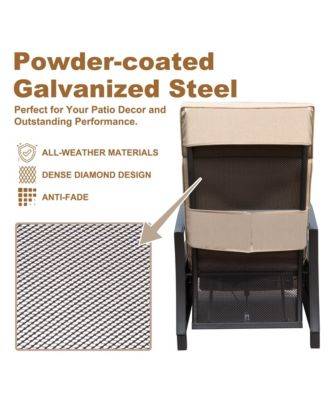 Adjustable Patio Recliner Chair Lounge Chairs