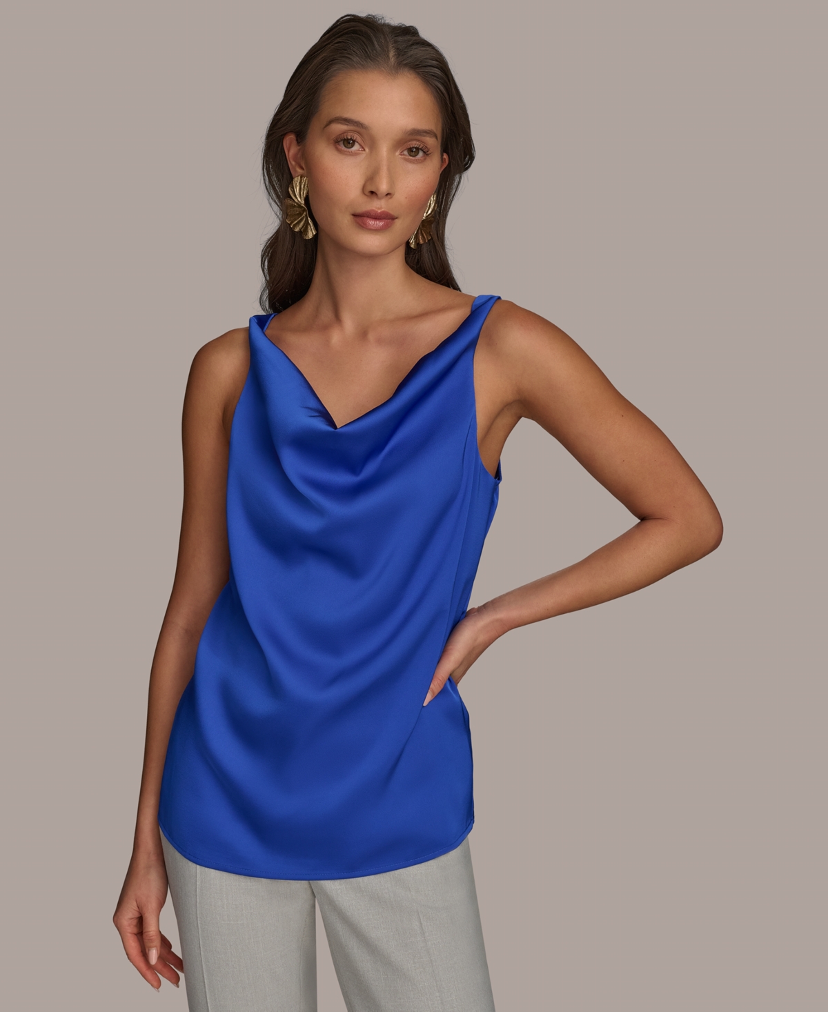 Women's Cowlneck Camisole - Marbella