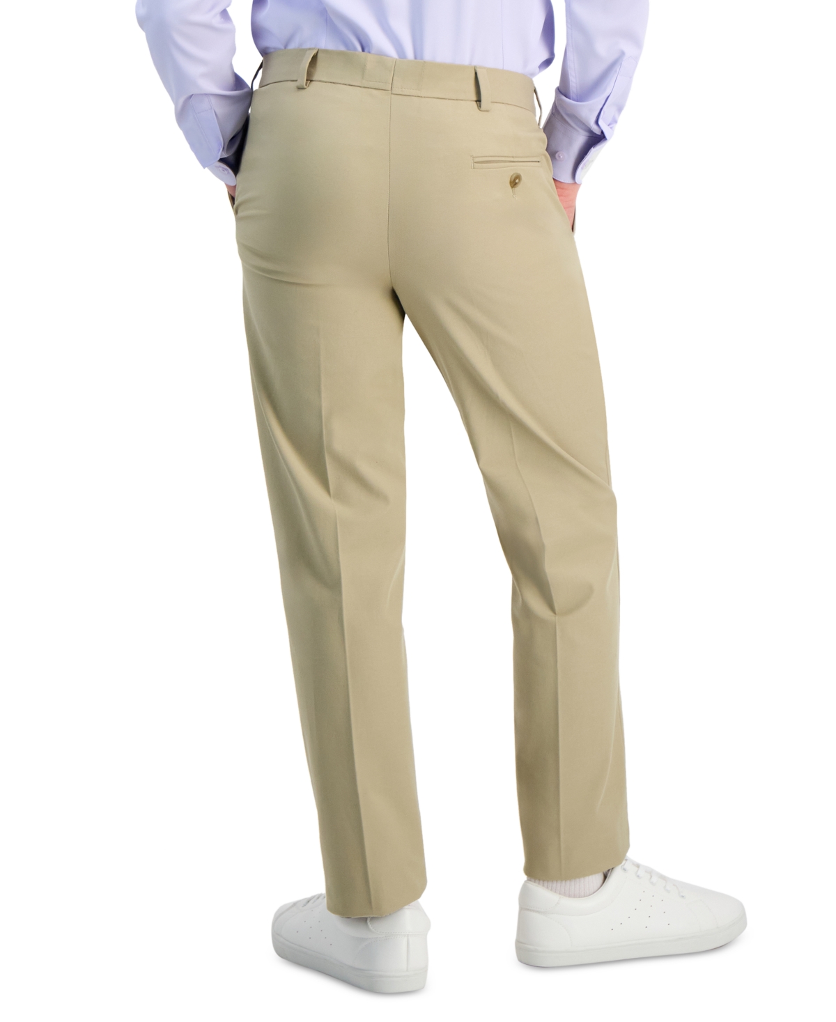 Michael Kors Big Boys Classic-fit Stretch Dress Pants In Beige