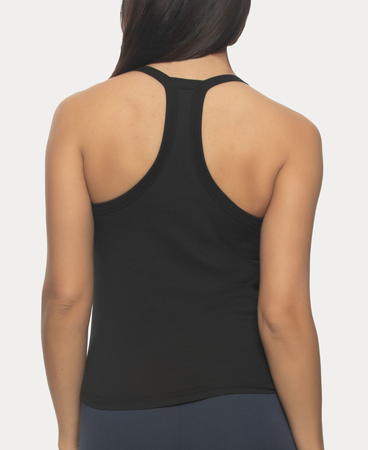 Женские топы Felina 2-Pack Pima Cotton Racerback, цвет: Tuxedo — фото 2