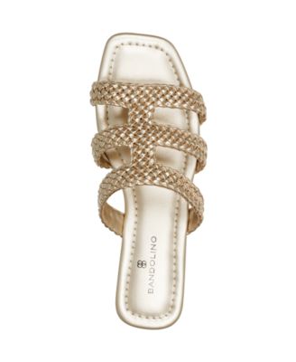 Women's Sumer Woven Caged Flat Slide Sandals