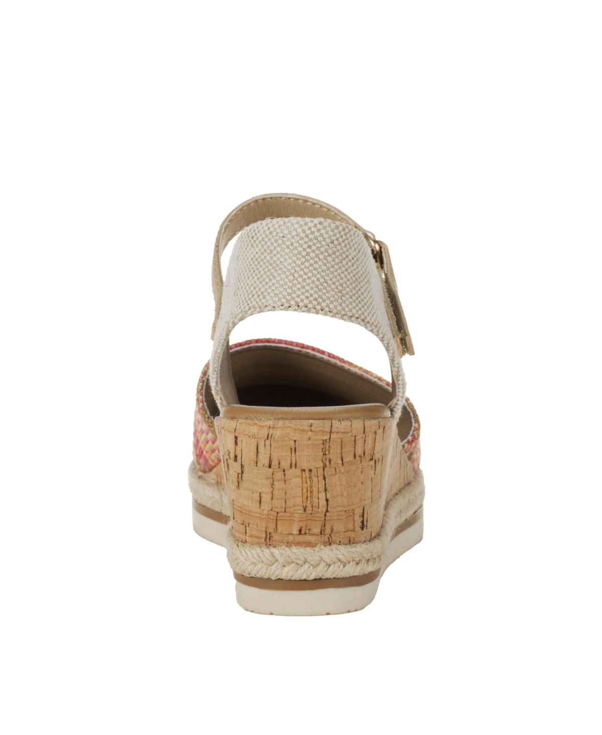 Baretraps Women's Alycia Closed Toe Wedge Sandals In Coral Multi
