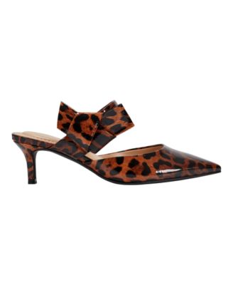 Women's Millie Bow Strap Kitten Heel Mules