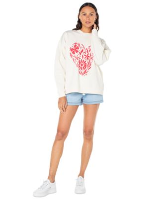 Juniors' Lineup Graphic Crewneck Sweatshirt