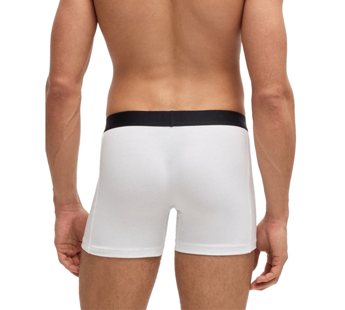 Shop Hugo Boss Men's 3-pack Logo Boxer Briefs In White