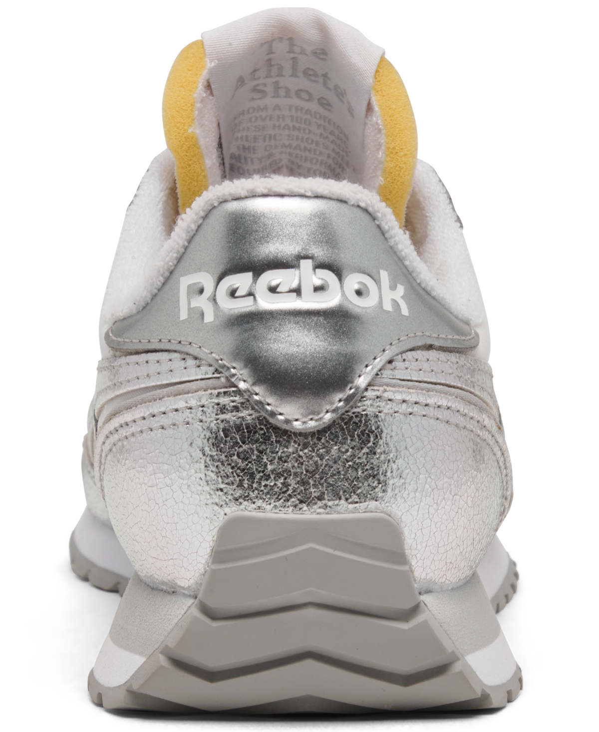 Reebok Women's Classic Az Casual Sneakers From Finish Line In White,silver