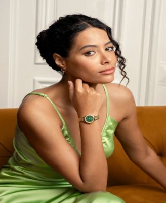 Women's Honeycomb Ultra Slim Gold Tone Bracelet Watch, 28mm