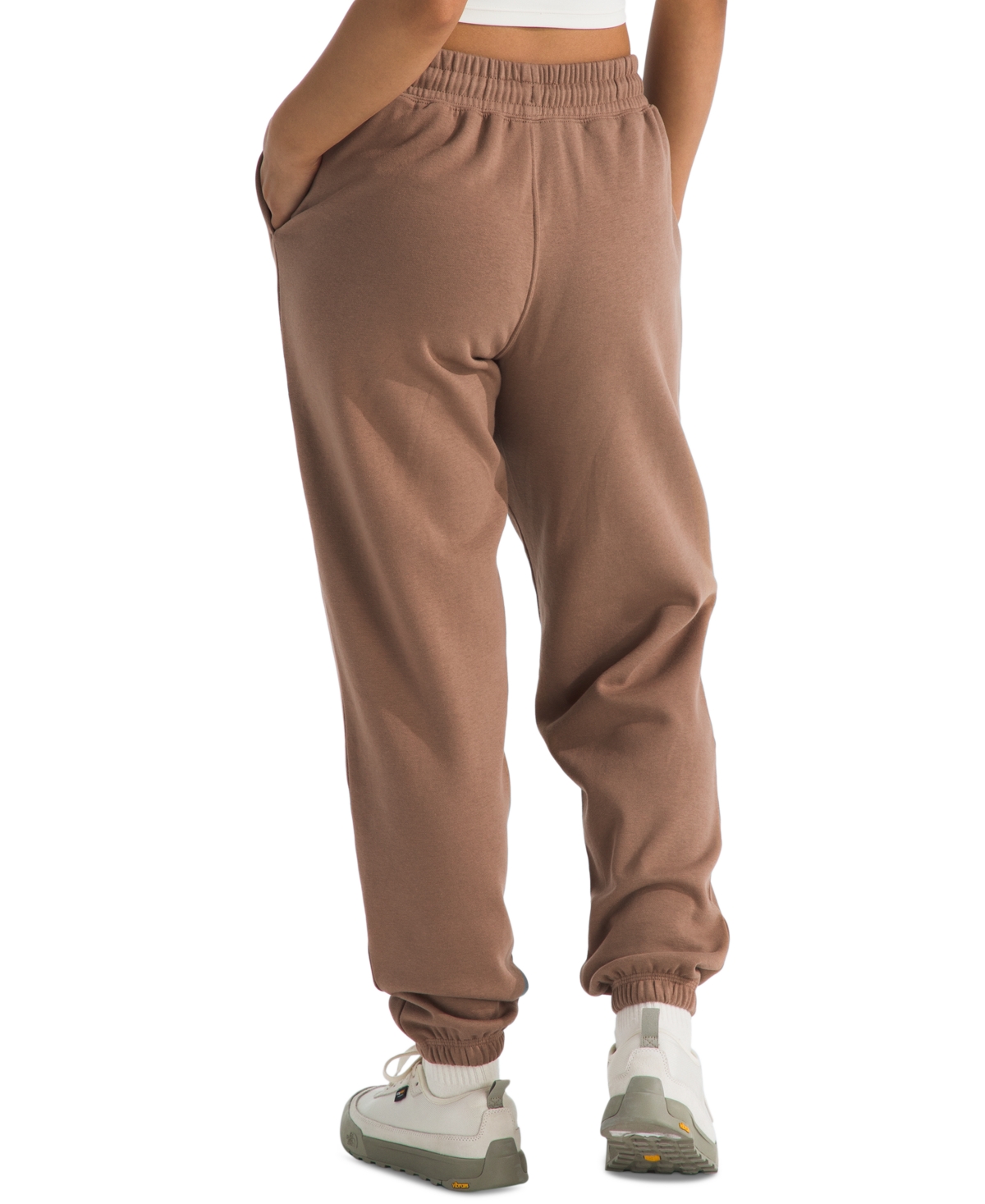 The North Face Women's Core Sweatpants In Latte,tnf White