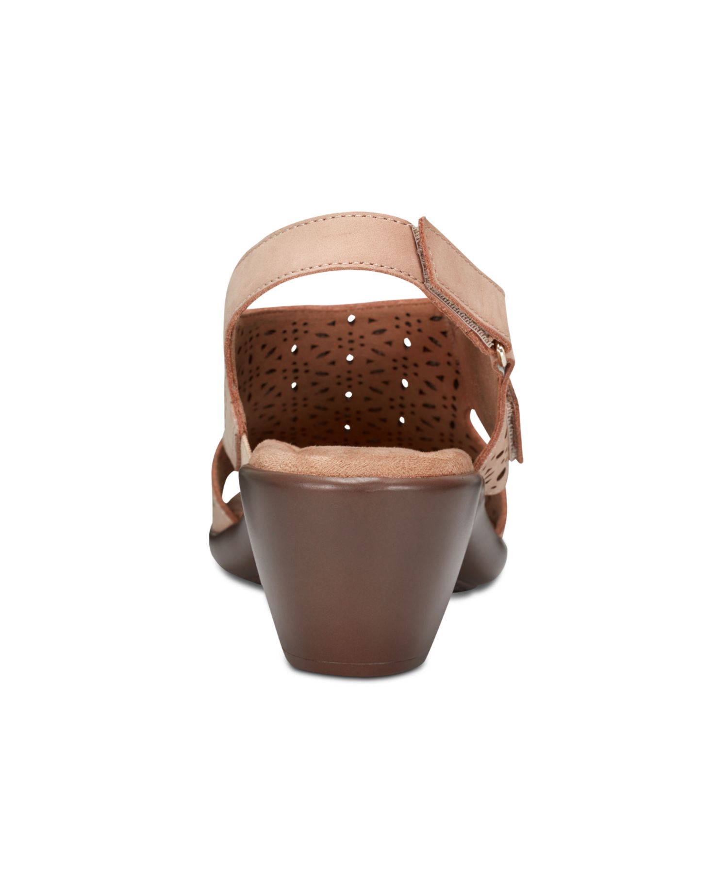 Women's Calix Laser Cut Leather Slingback Sandals