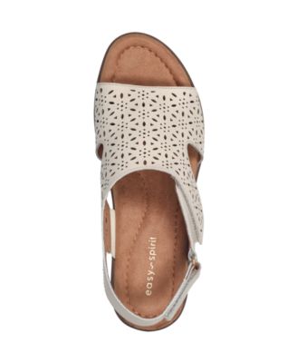 Women's Calix Laser Cut Leather Slingback Sandals