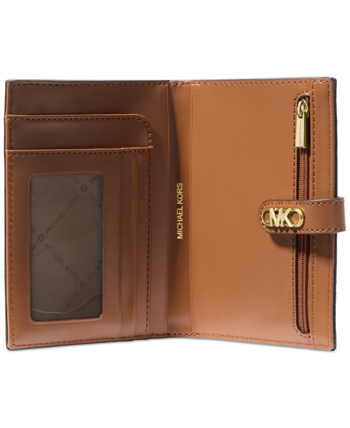 Кошелёк Michael Kors Empire Medium Tab Passport Wallet, цвет: Коричневый — фото 2