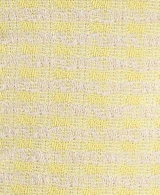 Juniors' Boucle Belted Mini Dress