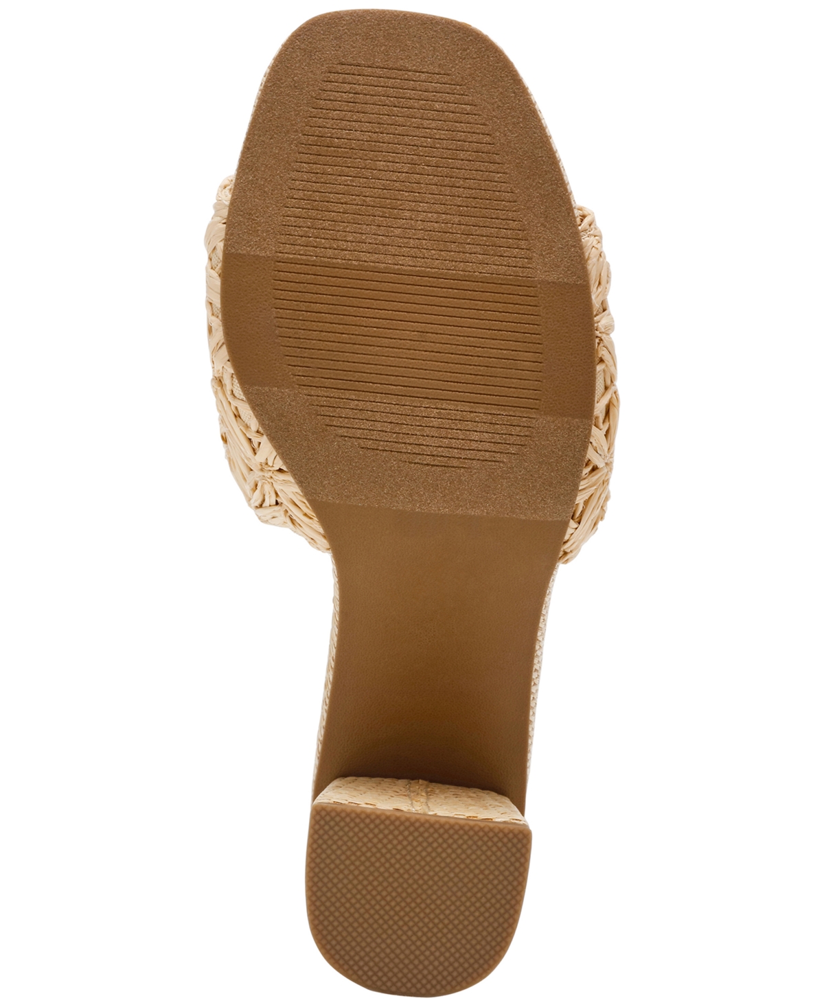 Dv Dolce Vita Women's Honey Raffia Block-heel Dress Sandals In Natural Raffia