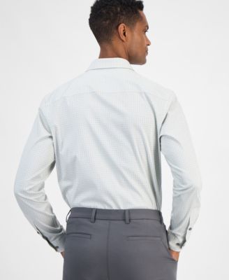 Men's Round Medallion Print Dress Shirt, Exclusively at Macy's 