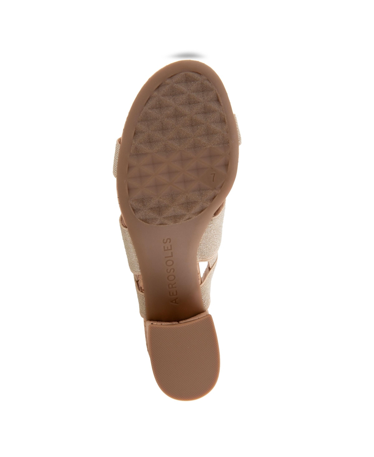 AEROSOLES WOMEN'S CHARA ROUND TOE SLINGBACK SANDALS 