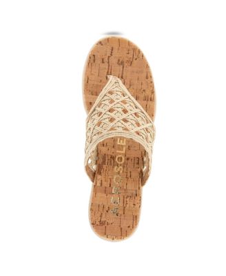 Women's Ivie Round Toe Wedge Sandals