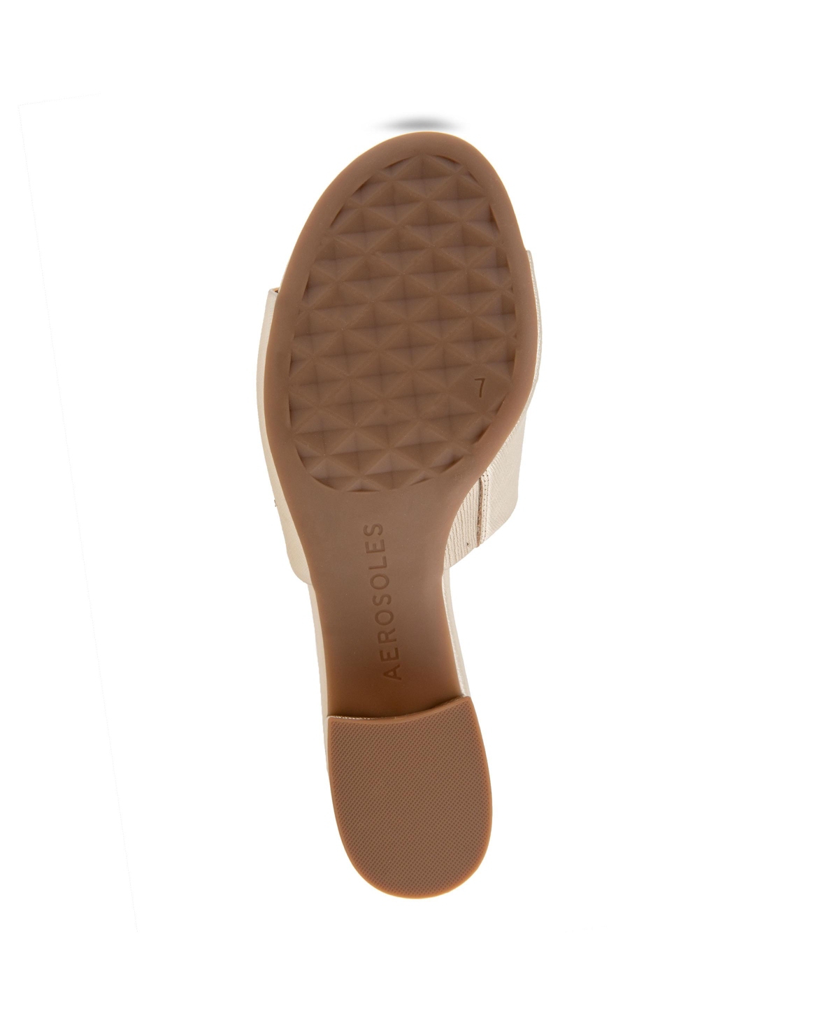 AEROSOLES WOMEN'S COMO ROUND TOE SLIDE SANDALS 