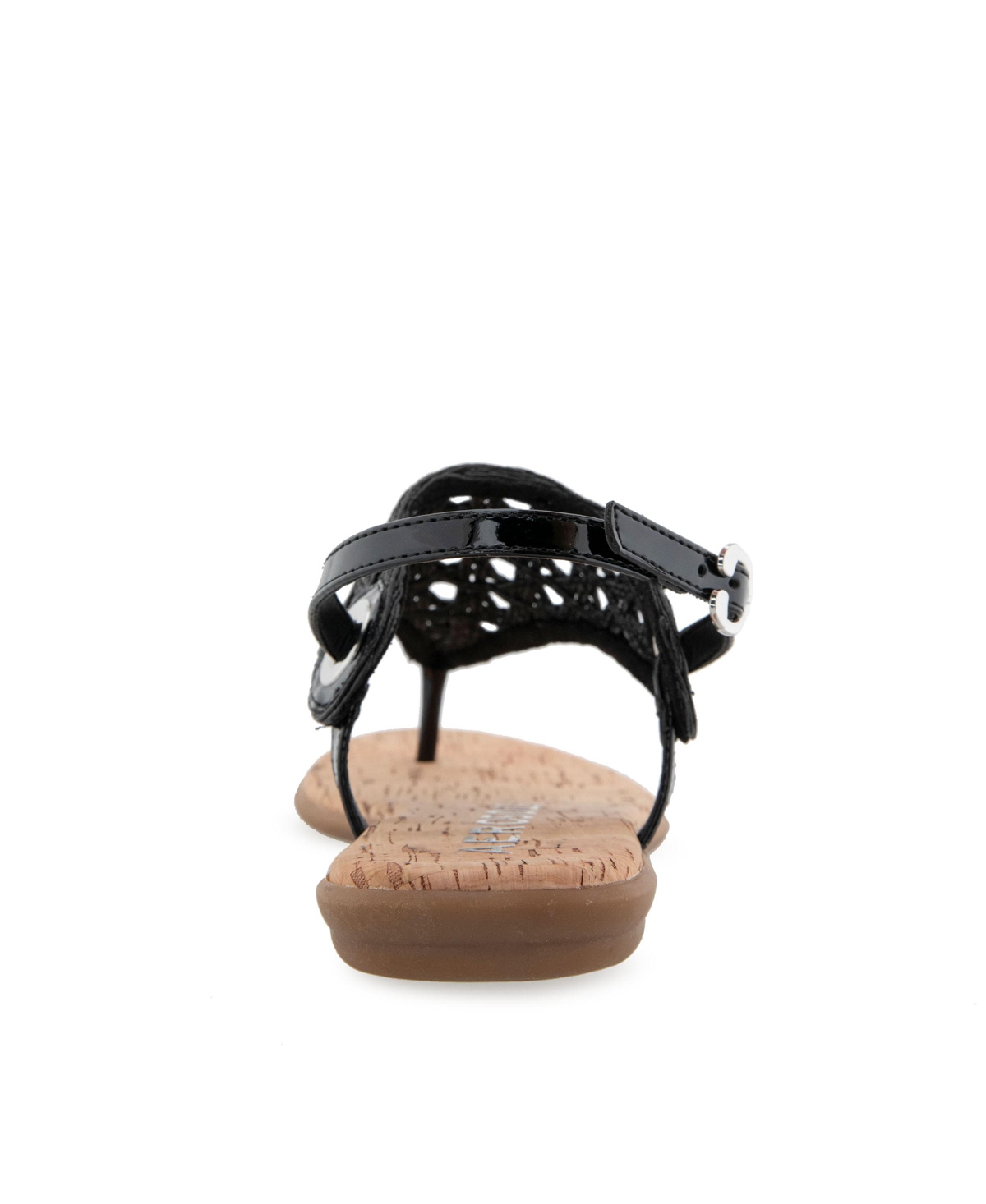 AEROSOLES WOMEN'S CONCLUSION THONG OPEN TOE SANDALS 