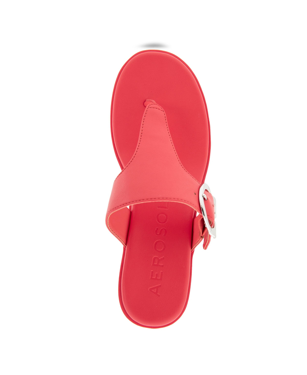 AEROSOLES WOMEN'S IZOLA ROUND TOE WEDGE SANDALS 