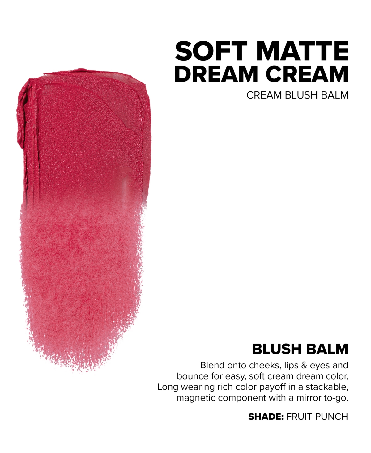 Nudestix Stax All Over Color Blush Balm In Fruit Punch
