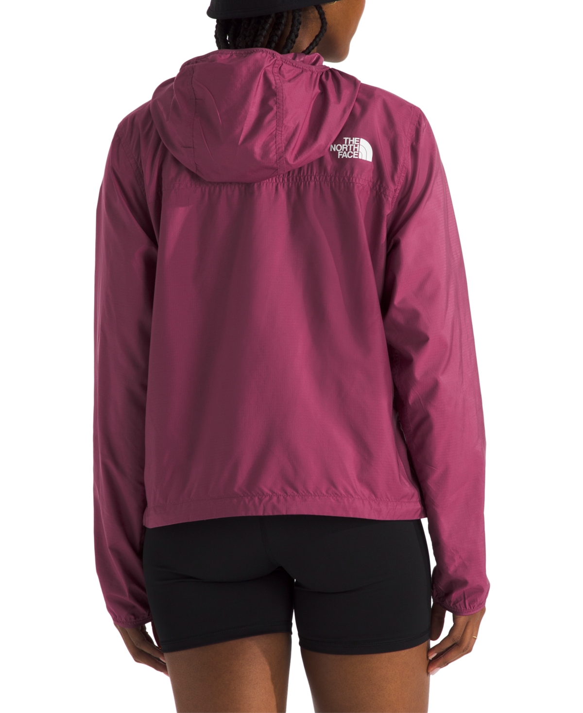 Shop The North Face Women's Tnf Cyclone Wind Jacket In Cyber Berry