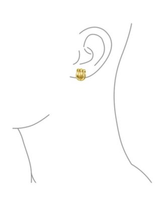 Fashion Rope Cable Love Knot Clip-On Earrings Silver Gold Tone Plated For Non-Pierced Ears