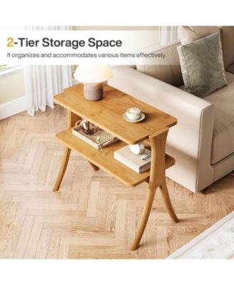 Narrow Side Table Set for Living Room