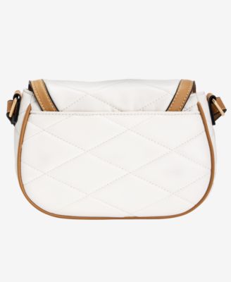 Small Quilted Saddle Crossbody, Exclusively at Macy's 
